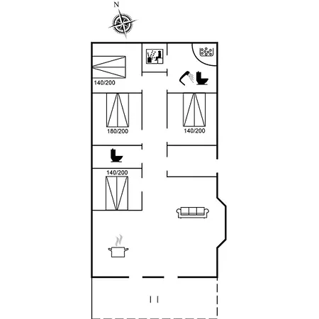 Leilighet Karina - 150m To The Fjord By Interhome *